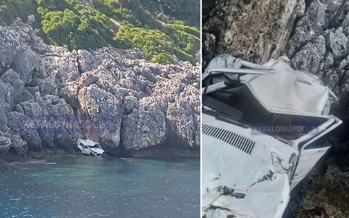 Θρήνος στην Κεφαλονιά: Νεκρός 23χρονος που έπεσε με το αυτοκίνητό του στη θάλασσα