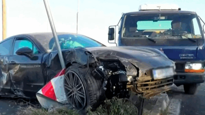 Τροχαίο Porsche Θεσσαλονίκη