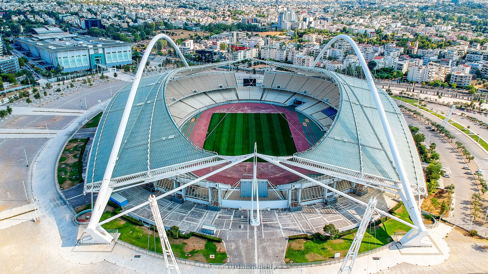 Ξεκινούν οι εργασίες αποκατάστασης στο εμβληματικό Στέγαστρο Καλατράβα του ΟΑΚΑ – Επένδυση άνω των 150 εκατ. ευρώ για την αναβάθμιση του συγκροτήματος