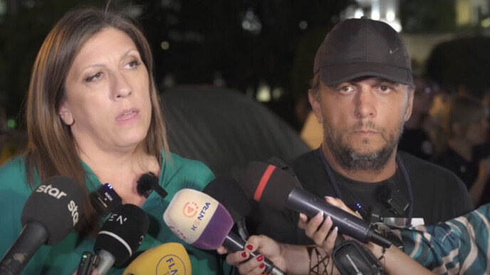 Ζωή Κωνσταντοπούλου στο πλευρό του Πάνου Ρούτσι: «Η δικαιοσύνη είναι μέσα στις ψυχές των ανθρώπων»