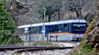 Αναστέλλονται από αύριο Σάββατο τα απογευματινά δρομολόγια του Οδοντωτού Σιδηροδρόμου