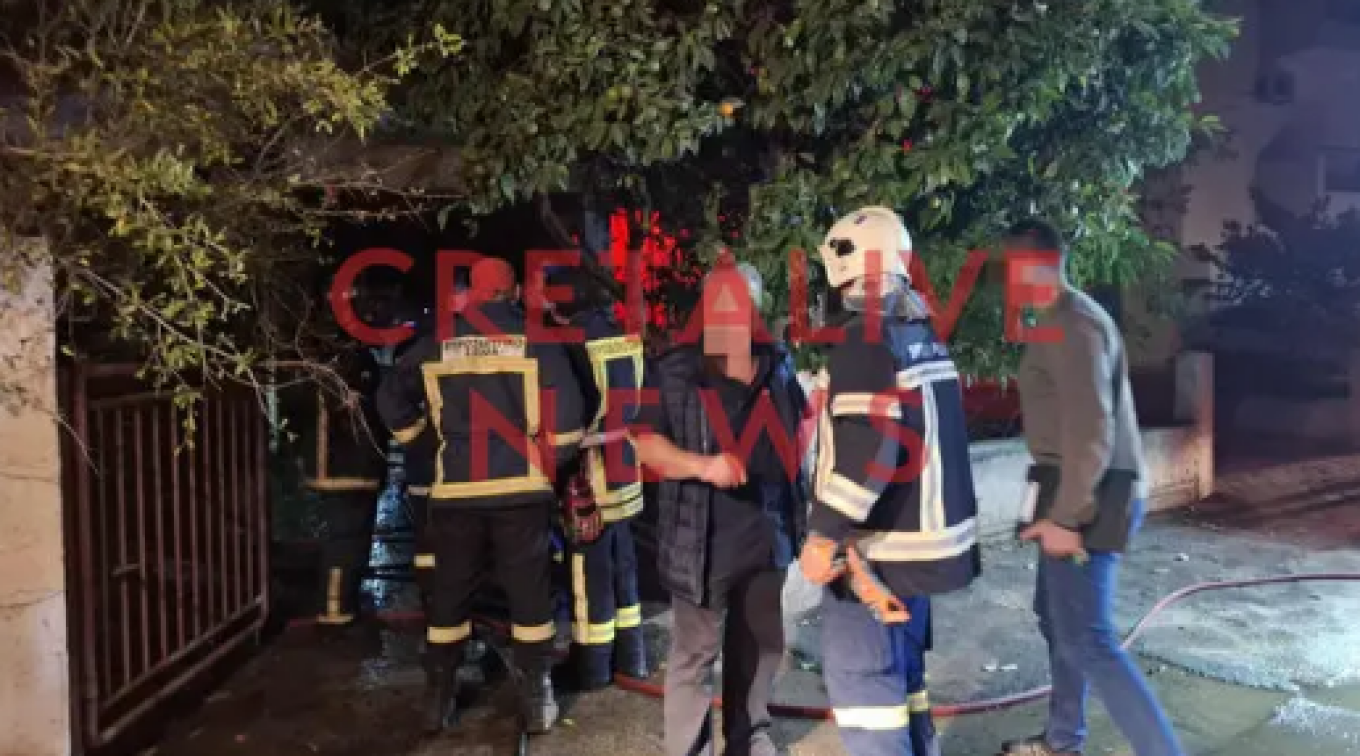 Φρίκη στο Ηράκλειο: Έβαλε φωτιά για να κάψει τη μητέρα και τον θείο του – Δύο νεκροί μέσα στο σπίτι