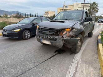 Λαμία: Τριπλή καραμπόλα στην «καρμανιόλα» της νότιας πόλης – Δείτε πώς γλίτωσαν τα χειρότερα