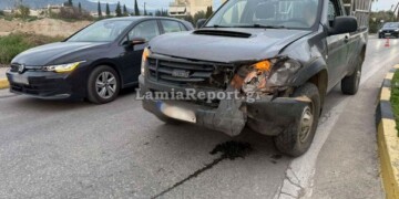 Λαμία: Τριπλή καραμπόλα στην «καρμανιόλα» της νότιας πόλης – Δείτε πώς γλίτωσαν τα χειρότερα