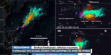 Τι προκάλεσε τους χιλιάδες σεισμούς στη Σαντορίνη στις αρχές της χρονιάς