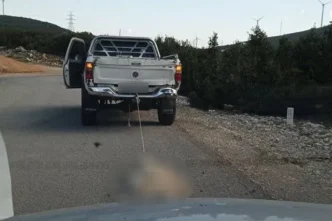 Ασύλληπτη φρίκη στη Βοιωτία: Οδηγός σέρνει σκύλο με αγροτικό – Εισαγγελική παρέμβαση!