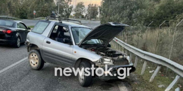 Σύγκρουση δύο αυτοκινήτων στη Σπάτων - Λούτσας: Τραυματίστηκε ένας επιβάτης
