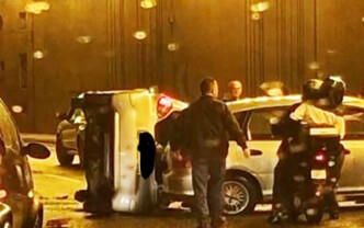 Τροχαίο στη Χαμοστέρνας: Καραμπόλα με ανατροπή οχήματος τα ξημερώματα – Οι πρώτες πληροφορίες για τους τραυματίες