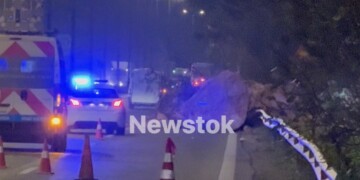 Λεωφόρος Αθηνών: Πτώση βράχων κοντά στο Δαφνί – Ποιες λωρίδες έκλεισαν