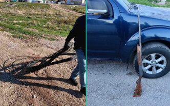 «Έφοδος» της ΕΛ.ΑΣ. στον Ασπρόπυργο: Drones, όπλα, κλοπιμαία και ξήλωμα 1 χλμ. καλωδίων ρευματοκλοπής