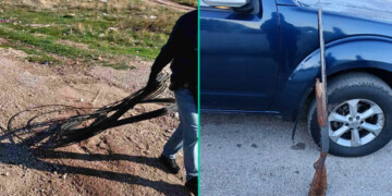 «Έφοδος» της ΕΛ.ΑΣ. στον Ασπρόπυργο: Drones, όπλα, κλοπιμαία και ξήλωμα 1 χλμ. καλωδίων ρευματοκλοπής