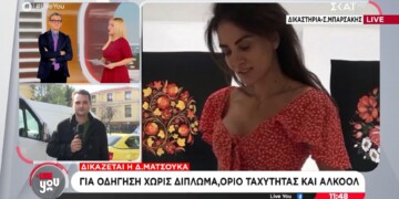 Δήμητρα Ματσούκα: Ένοχη για επικίνδυνη οδήγηση – Αυτή είναι η ποινή που της επιβλήθηκε