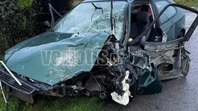 Τραγωδία στην Ημαθία ανήμερα Χριστουγέννων: 20χρονος νεκρός σε σφοδρή μετωπική σύγκρουση