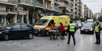 Θεσσαλονίκη: «Καραμπόλα» τριών οχημάτων στην οδό Λαγκαδά – Στο νοσοκομείο ένας τραυματίας