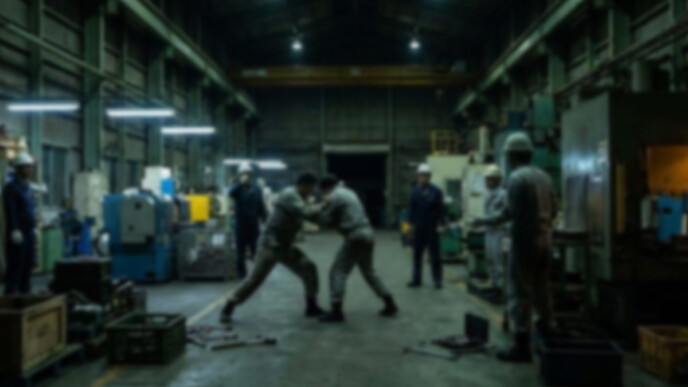 Εύβοια: Αιματηρή συμπλοκή σε εργοστάσιο με μαχαιρώματα και ανθρωποκυνηγητό