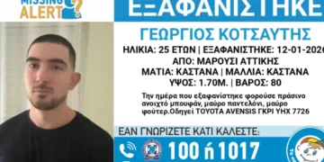 Τραγικός επίλογος για τον 25χρονο Γιώργο Κοτσαύτη: Νεκρός σε οικοδομή στην Αγία Παρασκευή