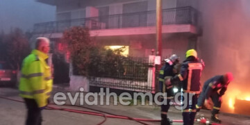 Συναγερμός στη Χαλκίδα: Πύρινη κόλαση σε βιοτεχνία – Απεγκλωβισμοί και εκκενώσεις σπιτιών