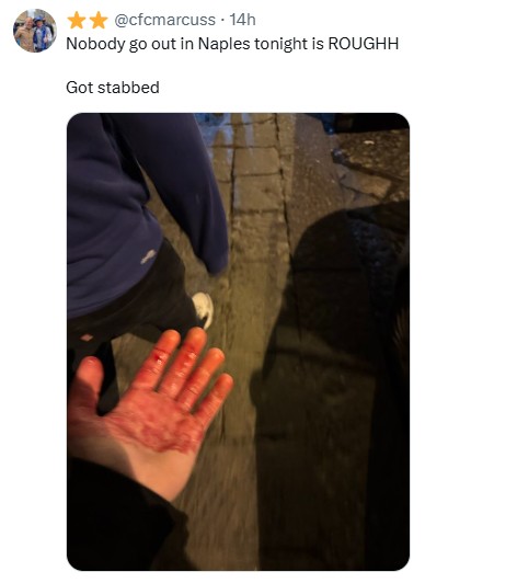 Τρόμος στη Νάπολι: Ενέδρα με μαχαίρια σε οπαδούς της Τσέλσι λίγο πριν το μεγάλο ματς