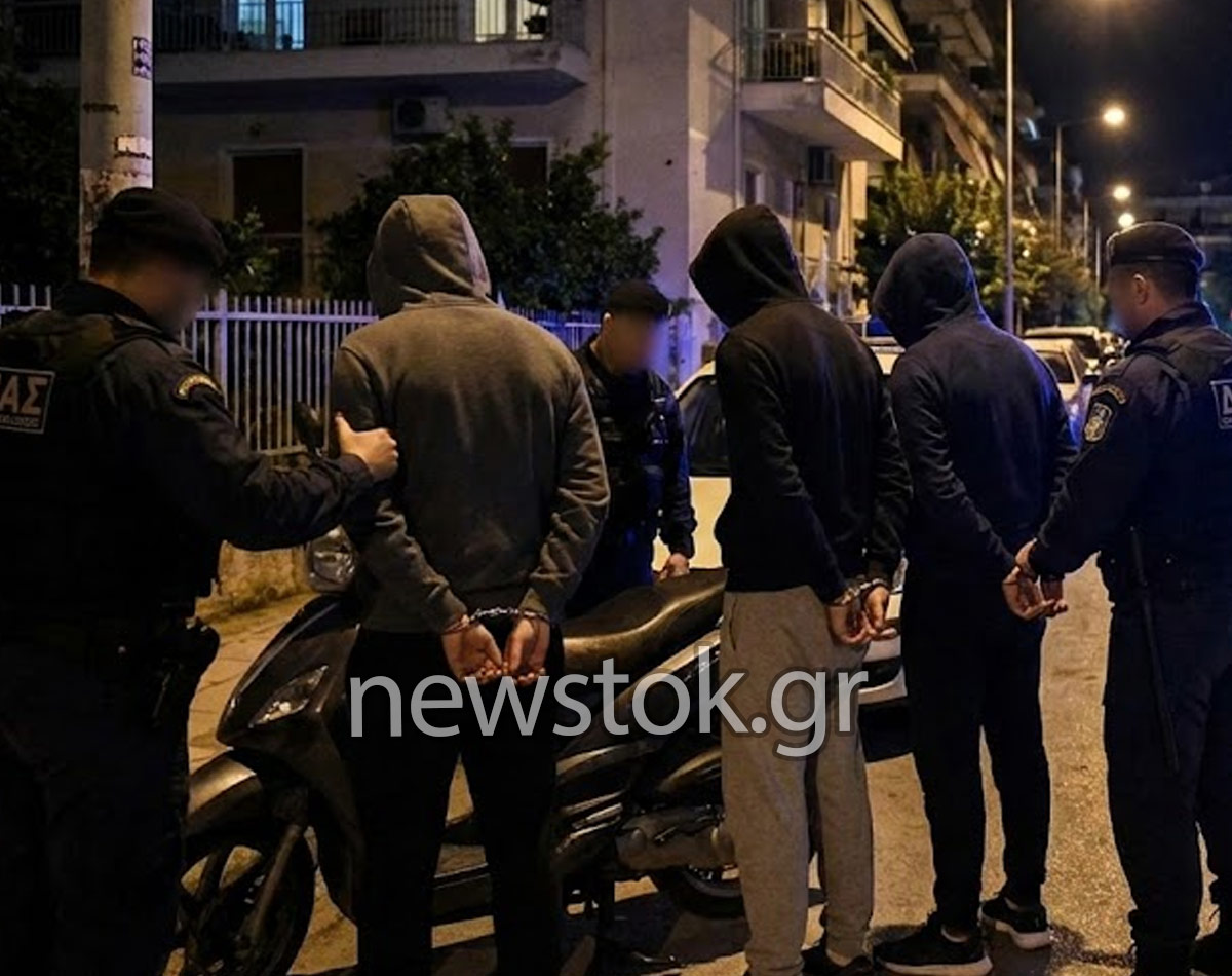 «Στα πράσα» στα Πατήσια: Χειροπέδες σε 4 ανηλίκους που «σήκωναν» μηχανή