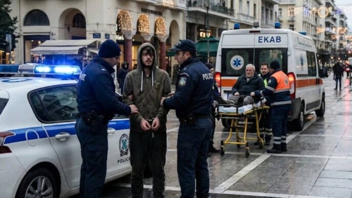 Θεσσαλονίκη: Απρόκλητη επίθεση μεθυσμένου σε 79χρονο ανήμερα της Πρωτοχρονιάς – Στο νοσοκομείο ο ηλικιωμένος