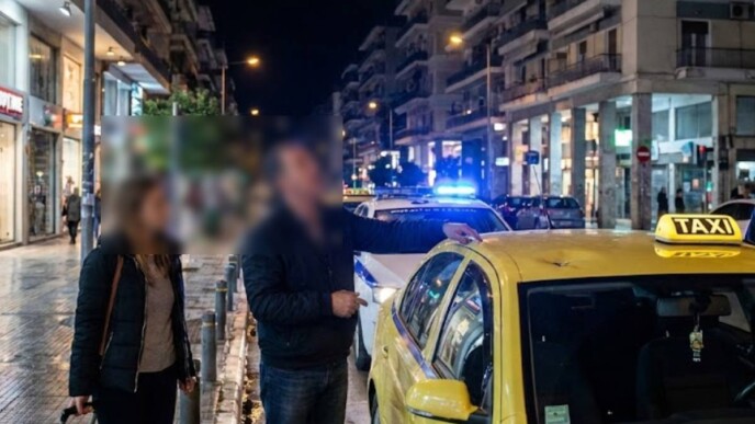 Τρόμος στο κέντρο του Βόλου: «Γάζωσαν» ταξί με αεροβόλο την ώρα που κατέβαζε πελάτισσα