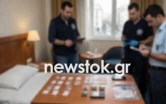 «Εφόδος» της Δίωξης σε ξενοδοχείο στην Αθήνα: Το «κρυφό» στρατηγείο με την κρυσταλλική μεθαμφεταμίνη και το κοκτέιλ ναρκωτικών