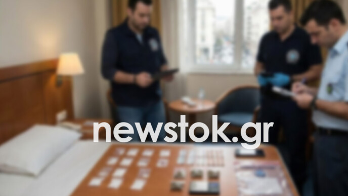 «Εφόδος» της Δίωξης σε ξενοδοχείο στην Αθήνα: Το «κρυφό» στρατηγείο με την κρυσταλλική μεθαμφεταμίνη και το κοκτέιλ ναρκωτικών