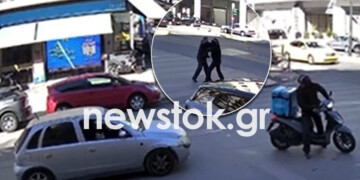 Σοκάρει το βίντεο ντοκουμέντο στην Αχαρνών: 70χρονος έβγαλε μαχαίρι και τραυμάτισε οδηγό στη μέση του δρόμου