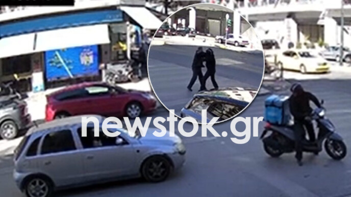 Σοκάρει το βίντεο ντοκουμέντο στην Αχαρνών: 70χρονος έβγαλε μαχαίρι και τραυμάτισε οδηγό στη μέση του δρόμου