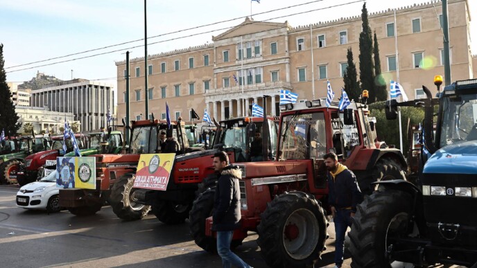 Απόβαση τρακτέρ στο Σύνταγμα: Πώς θα κινηθούν οι αγρότες και ποιοι δρόμοι κλείνουν στην Αθήνα