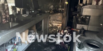 Εμπρηστική επίθεση σε καφετέρια στους Αγίους Αναργύρους: Στις φλόγες γνωστό κατάστημα τα ξημερώματα