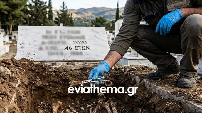 Σοκαριστική αποκάλυψη στην Εύβοια: Βρήκαν χειρουργικό ψαλίδι μέσα σε τάφο 46χρονου!