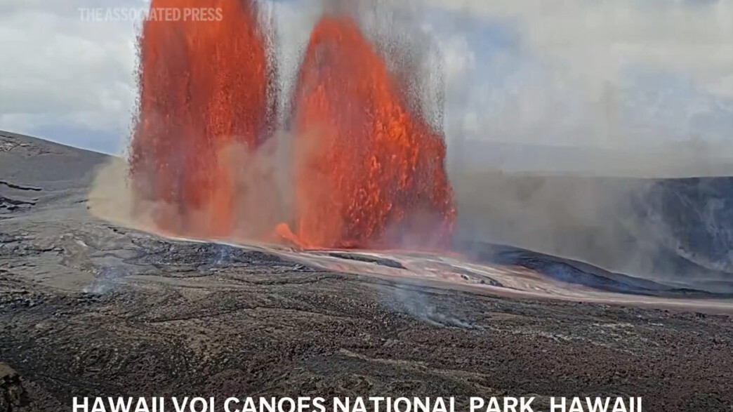 Δέος στη Χαβάη: Το ηφαίστειο Κιλαουέα «βρυχάται» με σιντριβάνια λάβας 300 μέτρων
