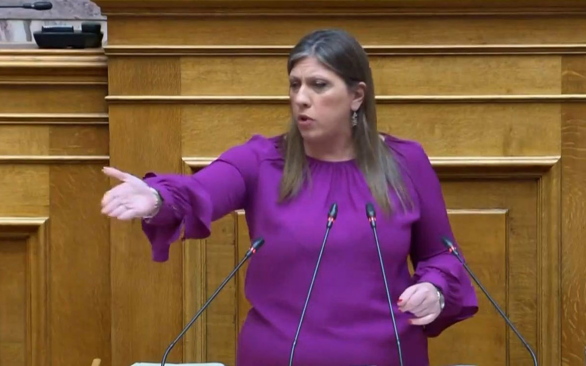 Ζωή Κωνσταντοπούλου: «Μη χρησιμοποιείς τη λέξη γυναικόπαιδα, γυμνοσάλιαγκα»