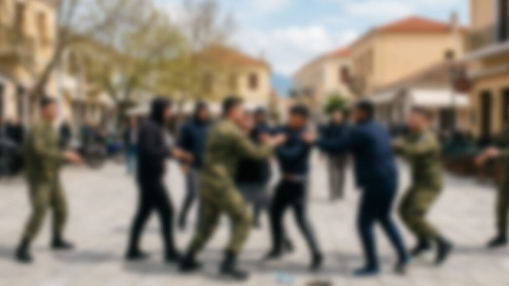 Άγρια συμπλοκή στο Μεσολόγγι: Στρατιώτες και Ρομά πιάστηκαν στα χέρια στην κεντρική πλατεία – Δύο τραυματίες στο νοσοκομείο