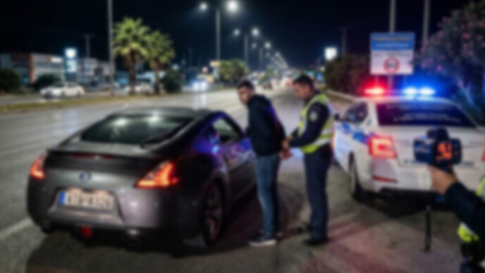 Μαραθώνας: «Πτήση» με 151 χλμ/ώρα στην άσφαλτο – Στα χέρια της Τροχαίας 25χρονος οδηγός