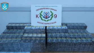 Ηγουμενίτσα: Σύλληψη 32χρονου για λαθραία τσιγάρα σε φορτηγό