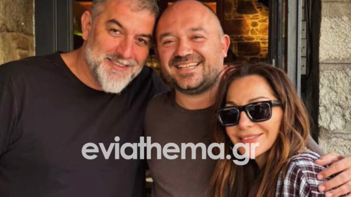 Βανδή και Μπισμπίκης στη Χαλκίδα: Επίσκεψη σε γνωστό ουζερί