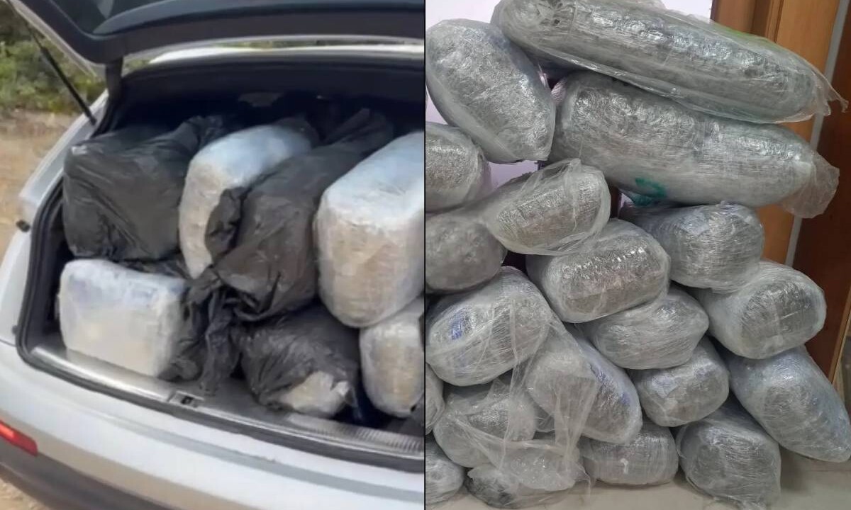 Ιωάννινα: Κατάσχεση 167 κιλών κάνναβης μετά από καταδίωξη