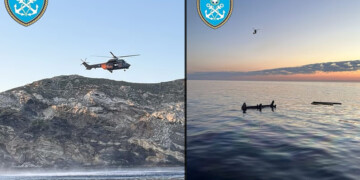 Άνδρος: Βυθίστηκε φορτηγό πλοίο – Σώο το 9μελές πλήρωμα