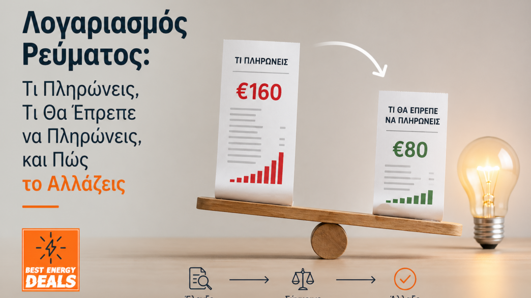 Λογαριασμός ρεύματος: Τι Πληρώνεις, Τι Θα Έπρεπε να Πληρώνεις, και Πώς το Αλλάζεις