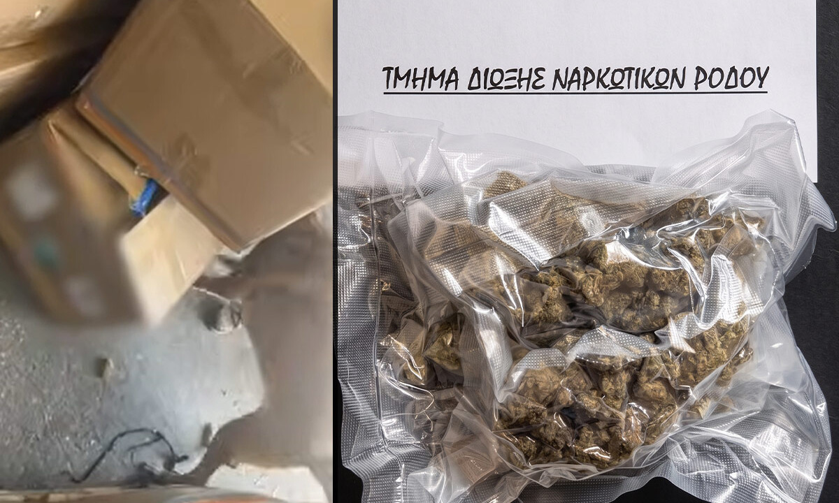 Ρόδος: Αστυνομικός σκύλος ξεσκέπασε δέμα με κάνναβη σε μεταφορική