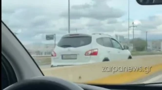 Λαχτάρα για οδηγούς στο Ρέθυμνο: Δείτε πώς αποφεύχθηκε η σύγκρουση με όχημα που κινούνταν ανάποδα