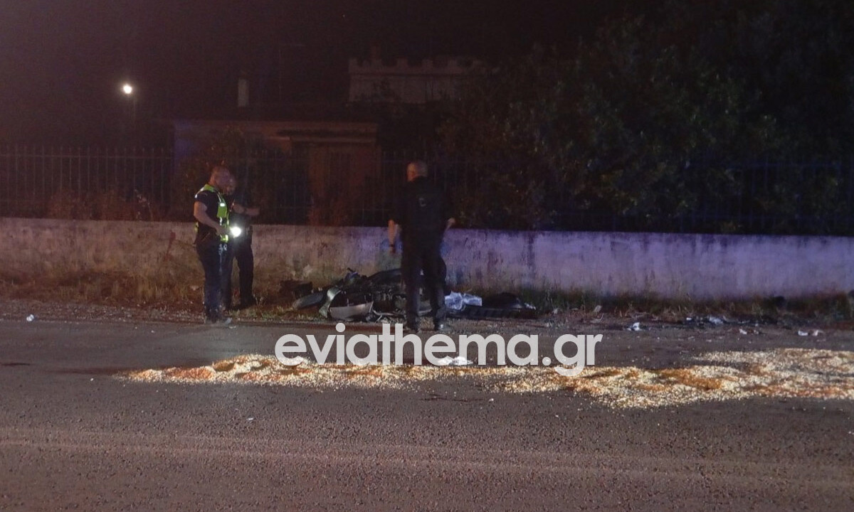 Σοβαρό τροχαίο στην Εύβοια: Σύγκρουση ΙΧ με μοτοσυκλέτα στη Νέα Αρτάκη