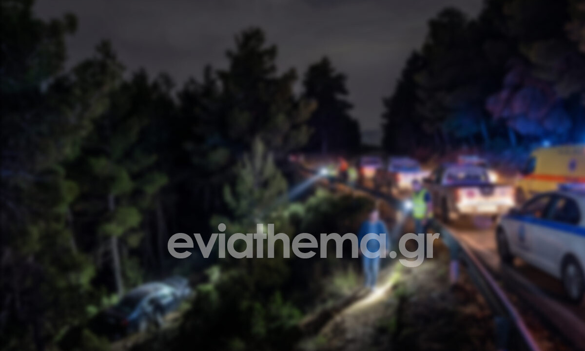 Απίστευτη τύχη στην Εύβοια: Έπεσε σε γκρεμό μέσα στη νύχτα και βγήκε στον δρόμο χωρίς γρατζουνιά!