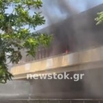 Συναγερμός στο Αιγάλεω: Μεγάλη φωτιά σε εργοστάσιο πλαστικών