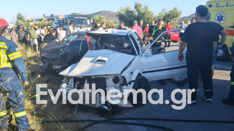 Τροχαίο στη Δροσιά Χαλκίδας με 4 τραυματίες στο νοσοκομείο