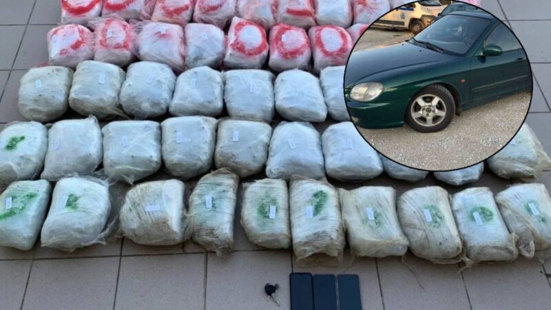 Φλώρινα: Σύλληψη 68χρονου με 55 κιλά κάνναβης σε αυτοκίνητο