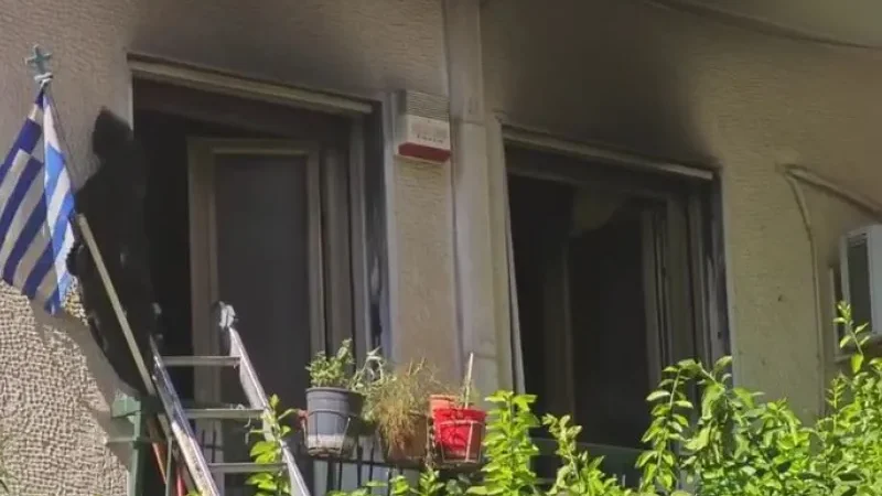 Τραγωδία στα Πατήσια: Νεκρή 89χρονη από φωτιά σε διαμέρισμα
