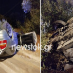 Άγιο είχαν οι επιβάτες στο σοβαρό τροχαίο λίγο πριν το αεροδρόμιο στα Σπάτα - Βγήκαν σώοι μέσα από τα συντρίμμια